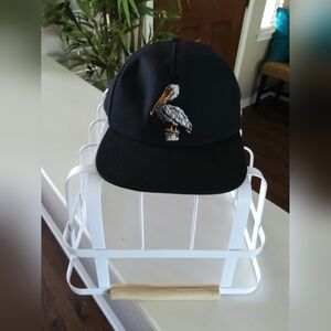 Salty Crew Black Logo Tag Baseball Cap